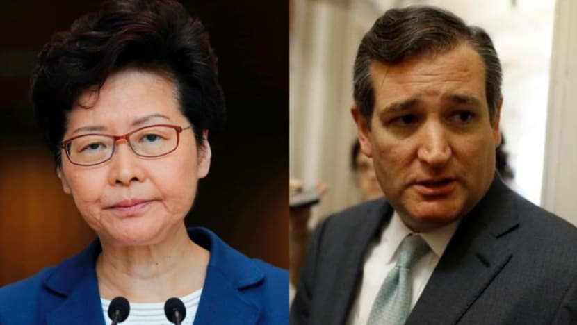 Hong Kong leader Carrie Lam ditches meeting Ted Cruz, says the US senator Hong Kong leader Carrie Lam ditches meeting Ted Cruz, says the US senator
