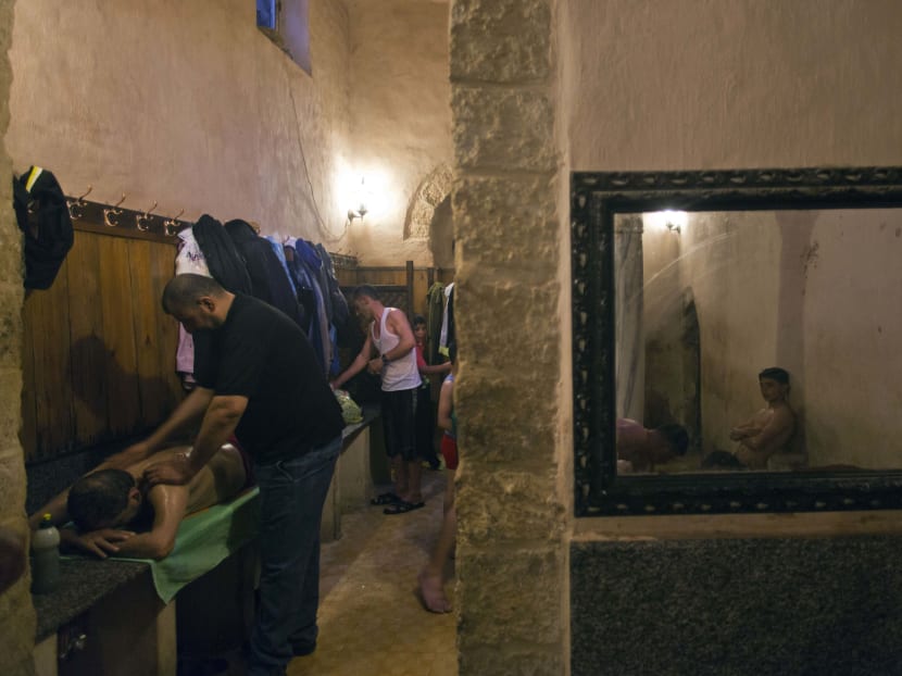 Gallery: Historic bathhouse offers respite from Gaza's hardships