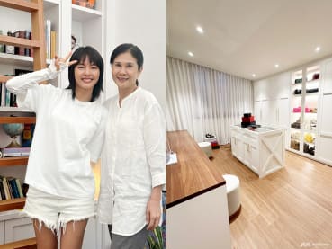 Inside Chantalle Ng and Lin Meijiao's recently renovated one-storey black-and-white conservation house