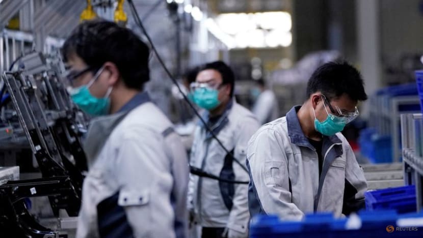 China's factories slide back to slower growth amid broad demand strains China's factories slide back to slower growth amid broad demand strains
