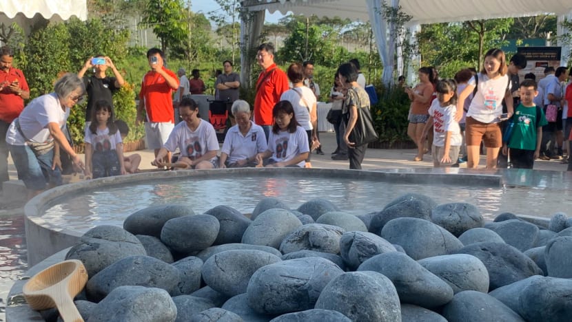 Sembawang Hot Spring Park reopens with cascading pool, cafe and floral walk Sembawang Hot Spring Park reopens with cascading pool, cafe and floral walk
