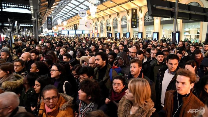 French commuters face 12th day of transport strike over pensions French commuters face 12th day of transport strike over pensions