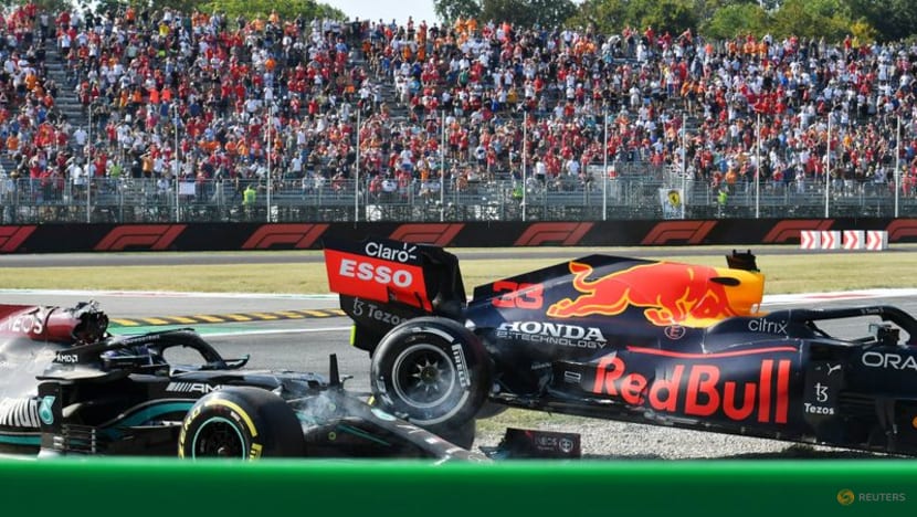 Formula 1: Verstappen penalised for crash, Hamilton saved by halo Formula 1: Verstappen penalised for crash, Hamilton saved by halo
