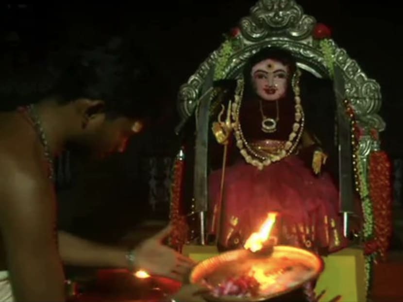 Two "Corona Devi" idols have been set up in the southern city of Coimbatore in India. Two "Corona Devi" idols have been set up in the southern city of Coimbatore in India.