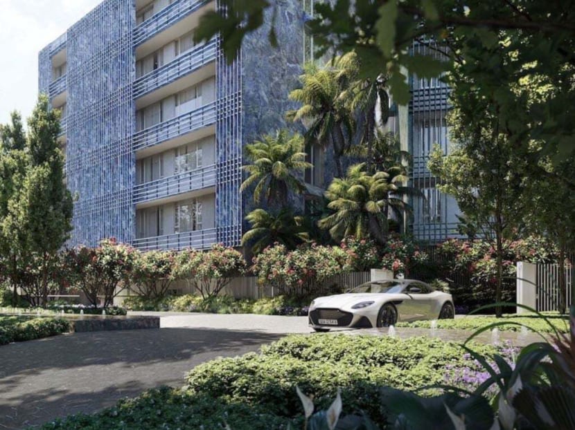 An artist's impression of Les Maisons Nassim. A 611sqm apartment there sold for S$39 million in May, the priciest sale in the core central region in the second quarter of 2021.