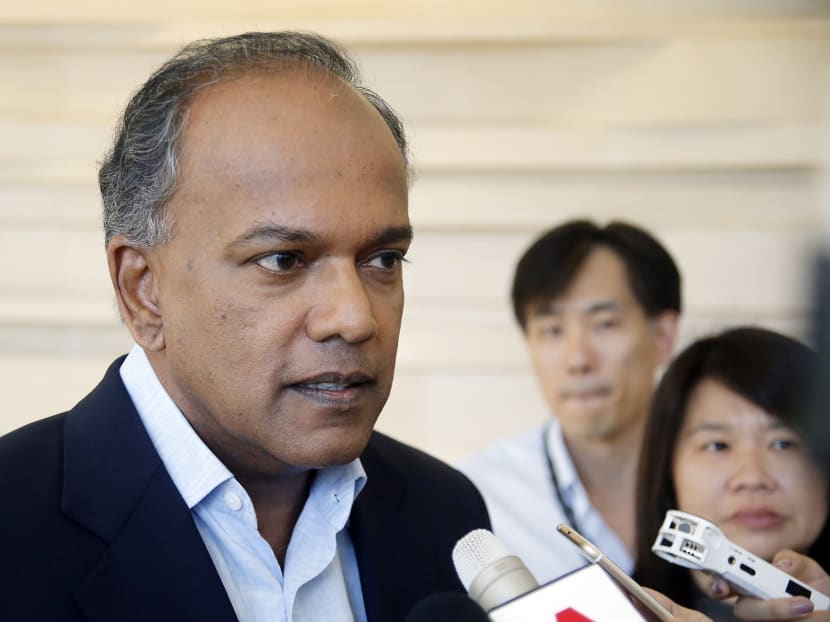Minister for Home Affairs and Minister for Law K Shanmugam. TODAY file photo.