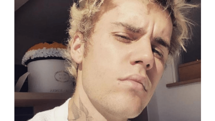 Justin Bieber's moustache has taken a 'holiday'