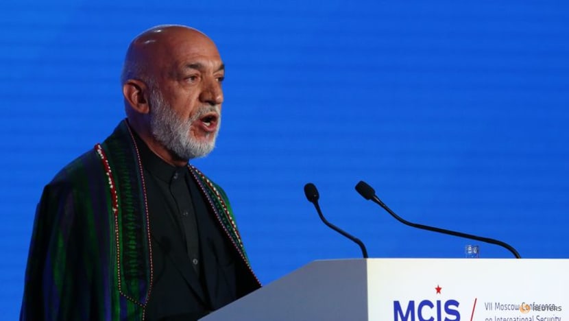 Former Afghan president Karzai tweets his support of protesting female students Former Afghan president Karzai tweets his support of protesting female students