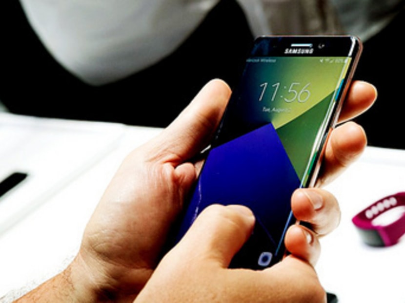 A Samsung Galaxy Note 7. Photo: AFP