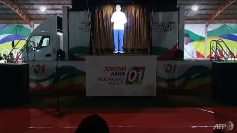 Indonesian leader taps 'hologram campaigning' ahead of polls