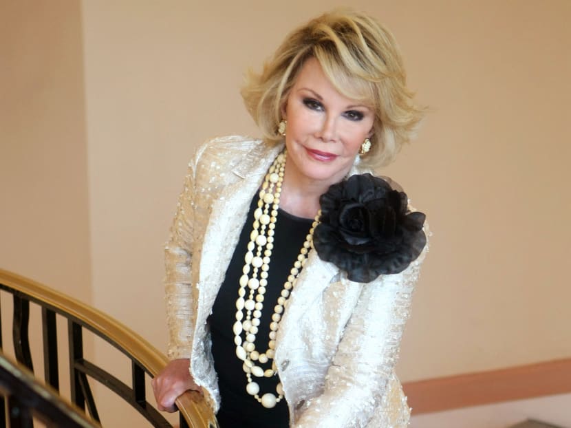 This 2009 file photo shows Joan Rivers posing in Cannes, France. Rivers, 81, died Sept 4, 2014 after going into cardiac arrest. Photo: AP