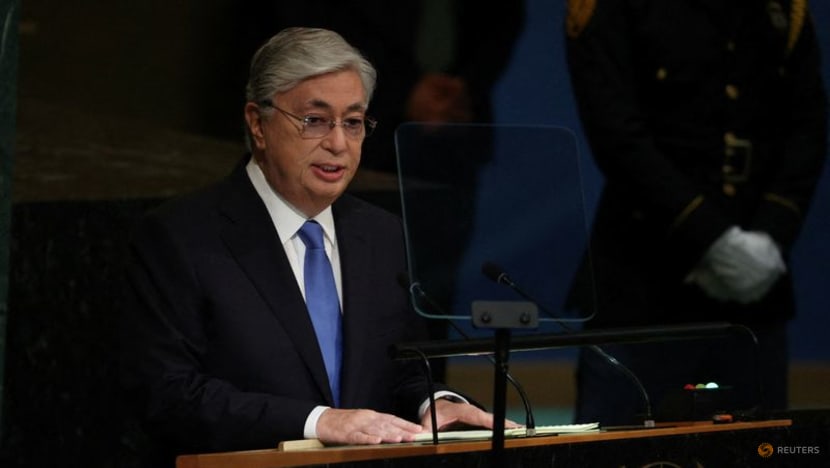 Kazakh president calls for 'collective' search for peace in Ukraine