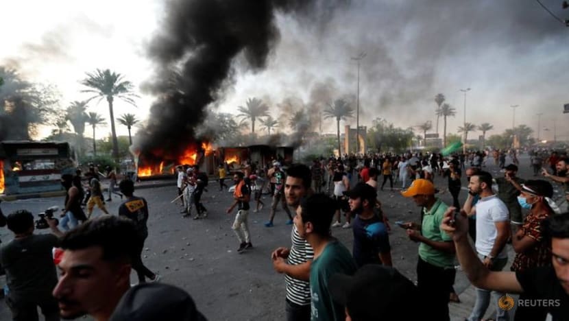One protester dies after clashes with police in Baghdad: Report One protester dies after clashes with police in Baghdad: Report
