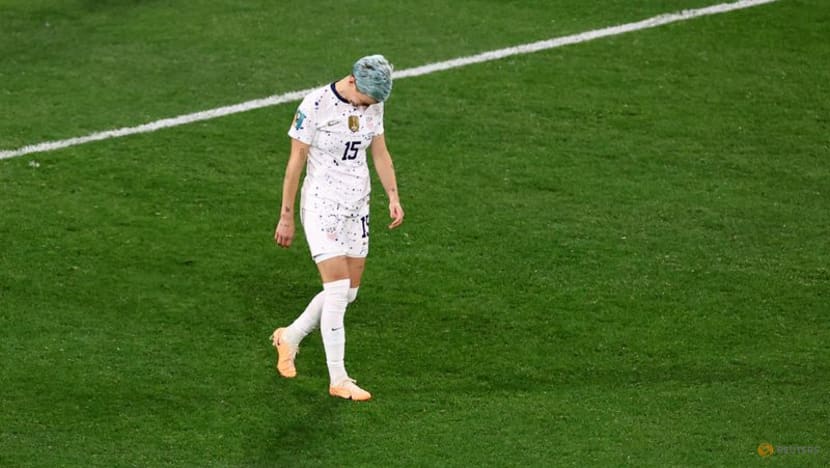Megan Rapinoe's World Cup career comes to tearful end
