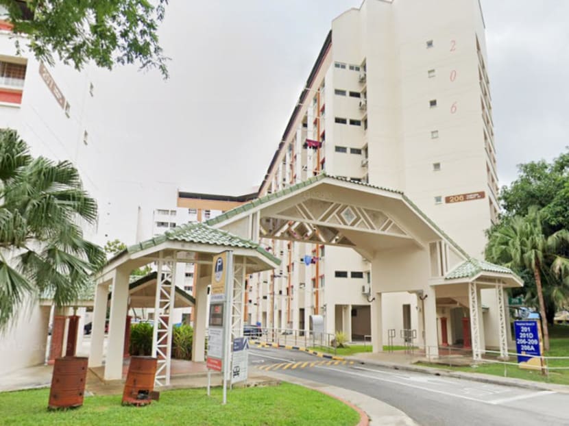 The 45-year-old man allegedly inflicted slash wounds on his estranged wife's neck, then left her bloodied and motionless at the void deck of a Tampines public housing block.