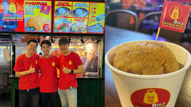 宏荣、网红Simonboy和32岁咖啡店老板合开“Singa Bola鸡饭” 　首创内有乾坤的炸饭团！