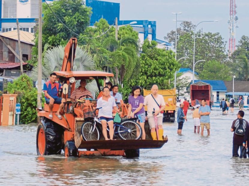 A total of 5,845 flood evacuees have been placed at 62 relief centres in Penang on Monday (Nov 6) morning. Photo: The New Straits Times A total of 5,845 flood evacuees have been placed at 62 relief centres in Penang on Monday (Nov 6) morning. Photo: The New Straits Times