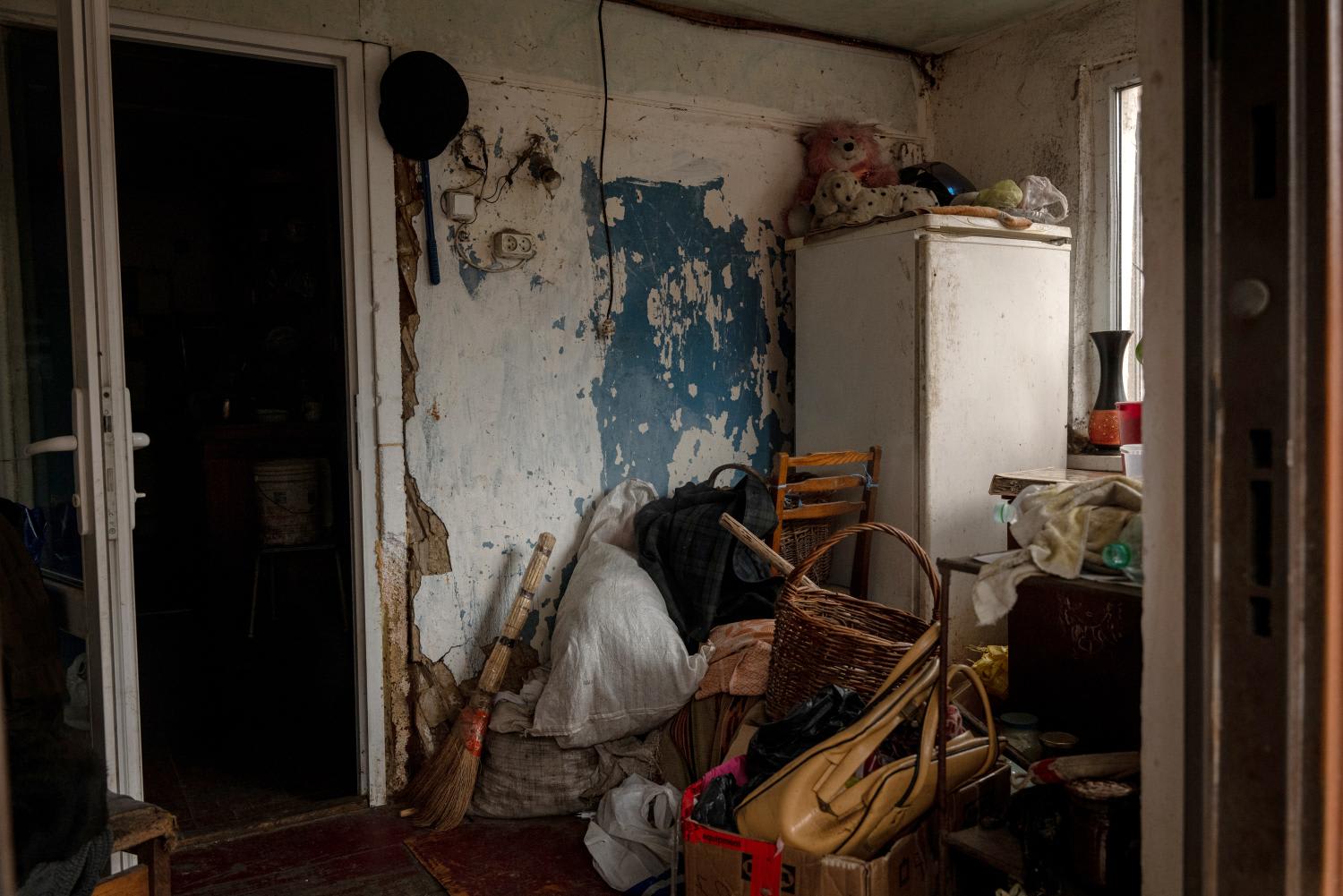 <p>The front room of Ms Valentyna Cherednichenko's home in Berestianka, Ukraine, on May 22, 2022. Russian soldiers shot her the son-in-law in this room, and then took her daughter. </p>
<p> </p>
<p>The front room of Ms Valentyna Cherednichenko's home in Berestianka, Ukraine, on May 22, 2022. Russian soldiers shot her the son-in-law in this room, and then took her daughter. </p>
<p> </p>