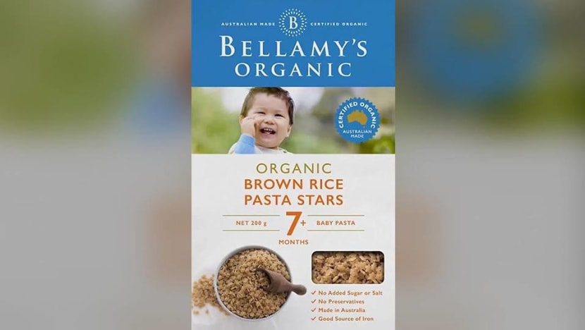 High levels of arsenic found in Bellamy’s Organic baby pasta, recall issued by SFA High levels of arsenic found in Bellamy’s Organic baby pasta, recall issued by SFA