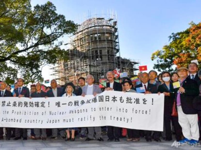 Japan rejects nuclear ban treaty; survivors to keep pushing Japan rejects nuclear ban treaty; survivors to keep pushing