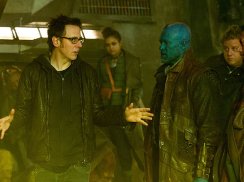 Director James Gunn on the set of Guardians of the Galaxy. Photo: Variety