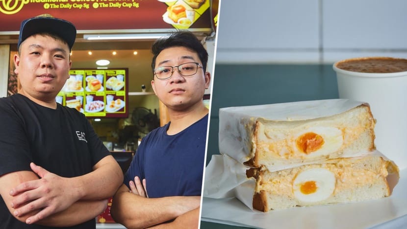 Authentic $2 White Coffee Brewed By Ipoh Native At Bishan Kiosk; Tamago Sando Sold Too Authentic $2 White Coffee Brewed By Ipoh Native At Bishan Kiosk; Tamago Sando Sold Too
