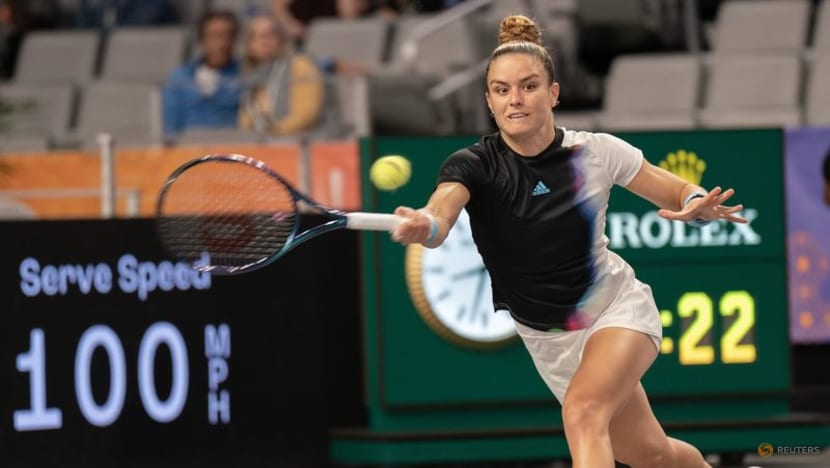 Sakkari beats Sabalenka to reach last four of WTA Finals Sakkari beats Sabalenka to reach last four of WTA Finals