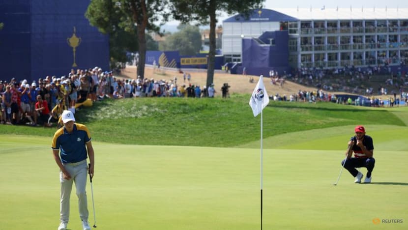 Europe roaring towards Ryder Cup win after fast start in singles
