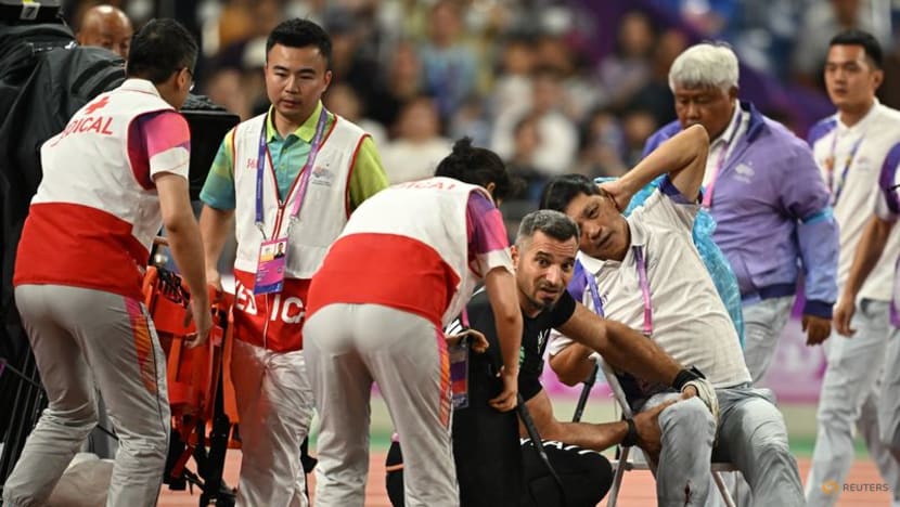 Asian Games athletics official in stable condition after being hit by hammer