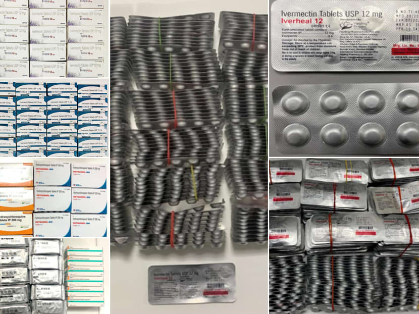 ICA said that between Sept 10 and Oct 6, its officers at the Changi Airfreight Centre and Airmail Transit Centre (Air Cargo Command) have foiled five attempts to illegally import ivermectin into Singapore. ICA said that between Sept 10 and Oct 6, its officers at the Changi Airfreight Centre and Airmail Transit Centre (Air Cargo Command) have foiled five attempts to illegally import ivermectin into Singapore.