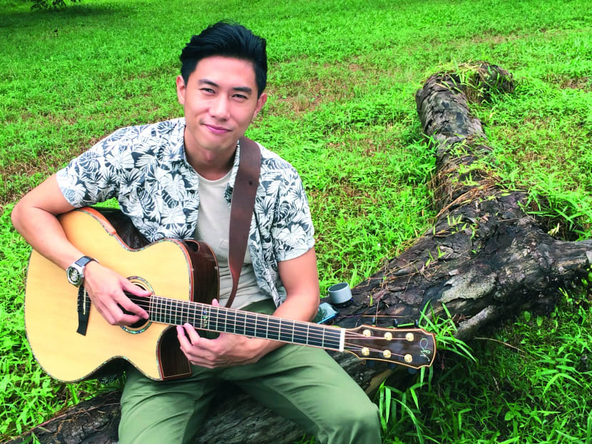 Desmond Tan sings for Singapore