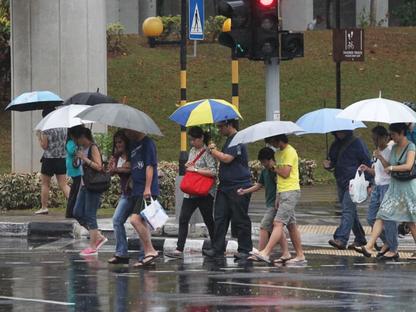 According to the Meteorological Service Singapore (MSS) on Wednesday (Aug 16), the wet weather conditions experienced in the first half of August 2017 are expected to continue to the end of the month. TODAY file photo