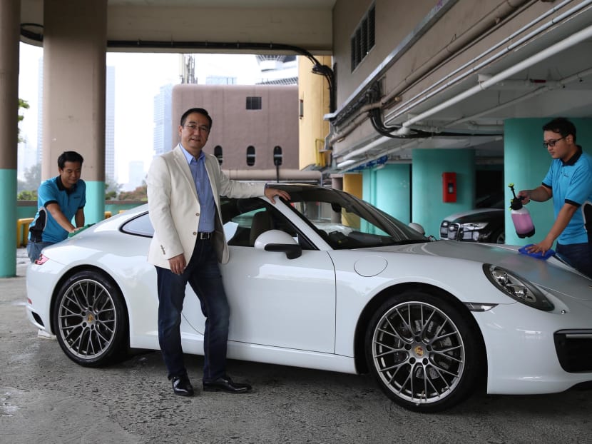 Dr Joseph Sun founded EWash, an app-based mobile car-wash service that makes use of a waterless car-washing solution.
