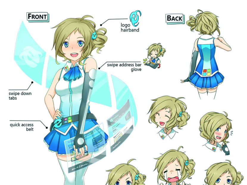 IE11’s anime mascot was made in S’pore