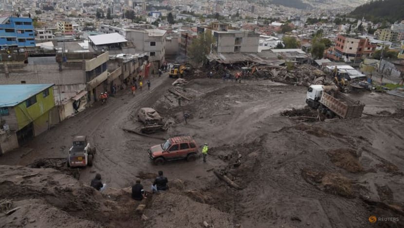Number of missing in Ecuador landslide falls to six, death toll 24 Number of missing in Ecuador landslide falls to six, death toll 24