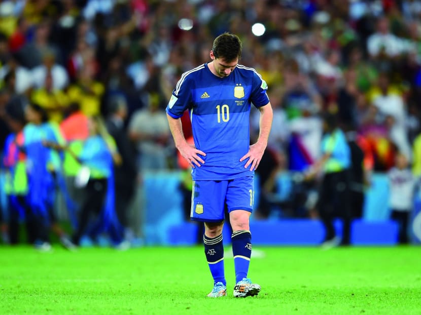 A dejected Lionel Messi of Argentina. Photo: Getty Images