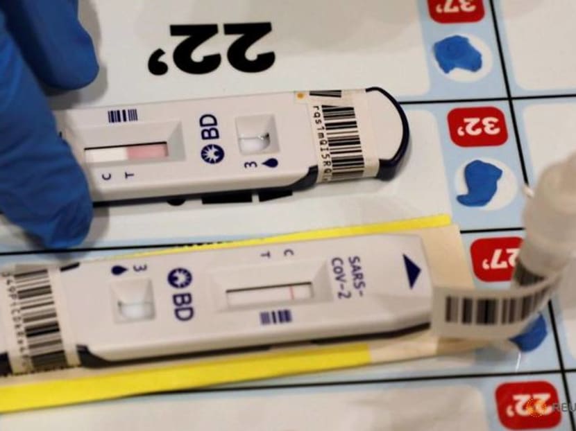 COVID-19: People strongly encouraged to self-test regularly as a matter of 'social responsibility', says Lawrence Wong COVID-19: People strongly encouraged to self-test regularly as a matter of 'social responsibility', says Lawrence Wong