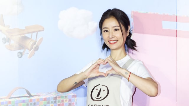 女儿正面照被曝光　林心如：可以帮忙马赛克吗？