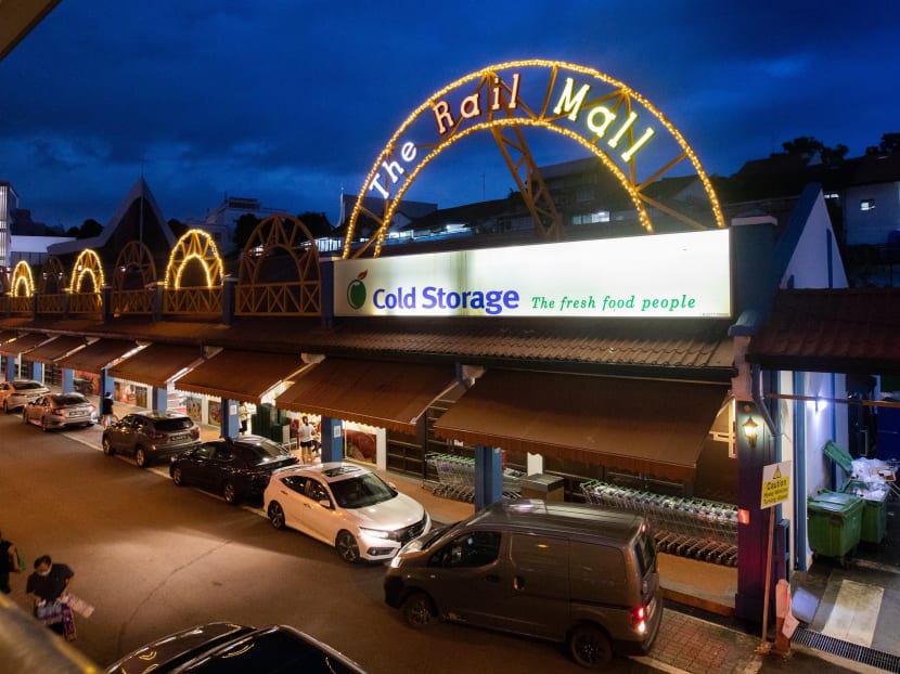 The man allegedly posted photos of women shopping or queuing to have their temperature checked in a Cold Storage supermarket at The Rail Mall. The man allegedly posted photos of women shopping or queuing to have their temperature checked in a Cold Storage supermarket at The Rail Mall.