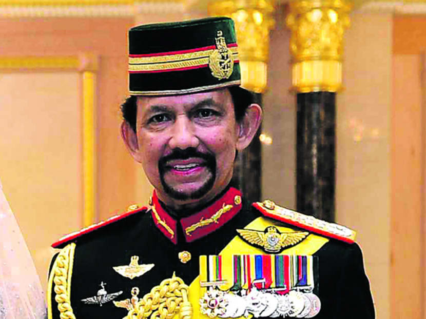 Sultan Hassanal Bolkiah last year announced he would push ahead with sharia law. Reuters file photo. Sultan Hassanal Bolkiah last year announced he would push ahead with sharia law. Reuters file photo.