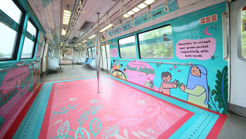 MRT dan bas berwajah baru sempena Hari Raya - BERITA Mediacorp