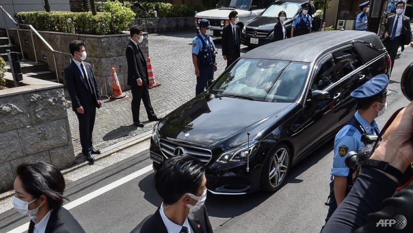 Shinzo Abe's body returns to his Tokyo home as Japan mourns assassination of former prime minister Shinzo Abe's body returns to his Tokyo home as Japan mourns assassination of former prime minister