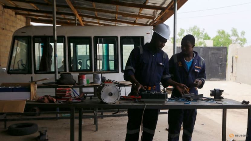 Nigerian entrepreneur builds electric mini-buses in clean energy push 