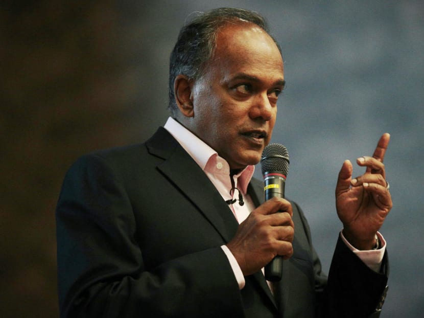Law and Home Affairs Minister K Shanmugam said the Government disagreed with the apex court's decision to uphold the reduced punishment for six former City Harvest Church leaders. Photo: TODAY file photo