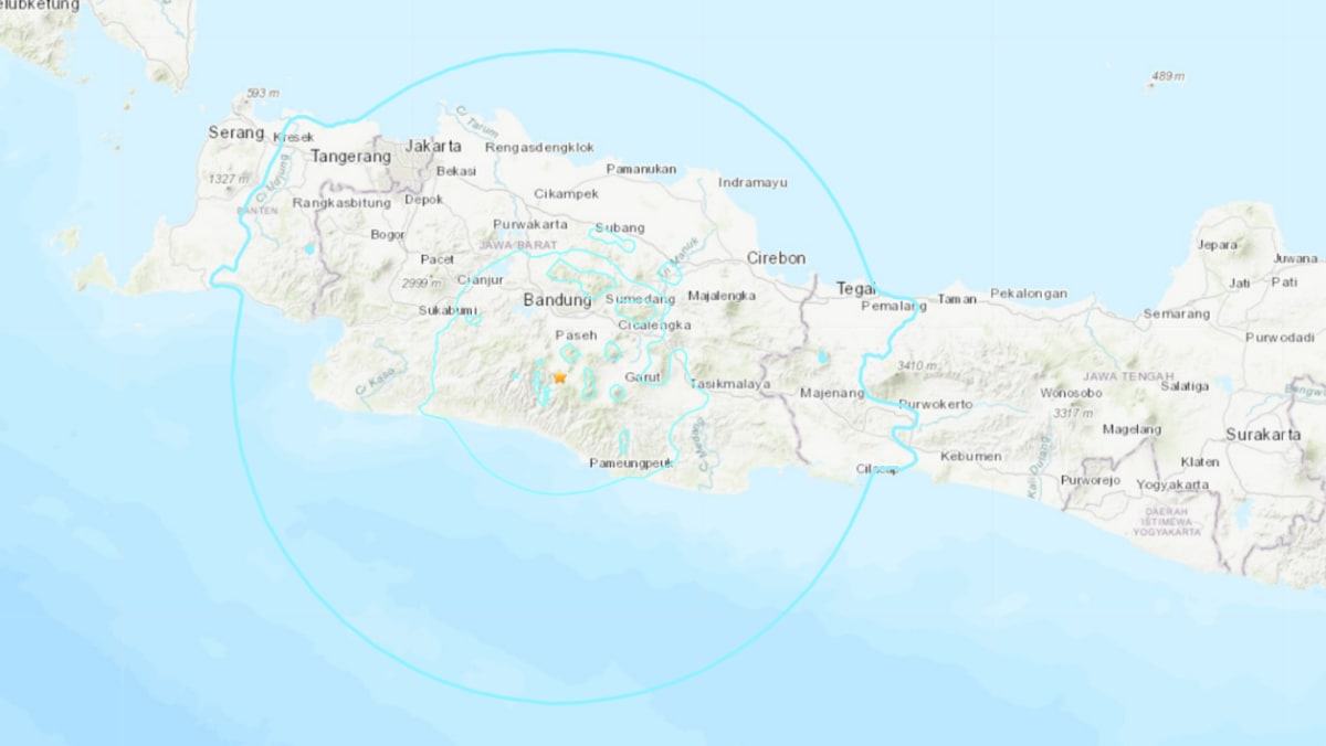 5.7-magnitude quake hits Indonesia’s Java island: USGS