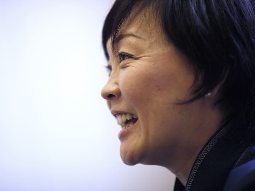 Japan's first lady Akie Abe speaks during an exclusive interview with The Associated Press at the prime minister's official residence in Tokyo Thursday, Sept 4, 2014. Photo: AP