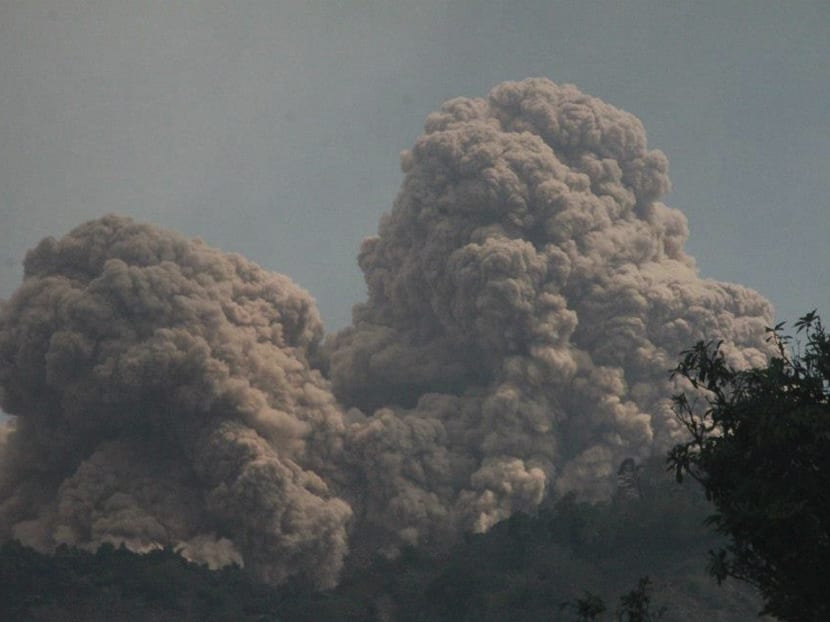 Mount Rokatenda spews volcanic material as it erupts on Palue island, Indonesia. Photo: AP