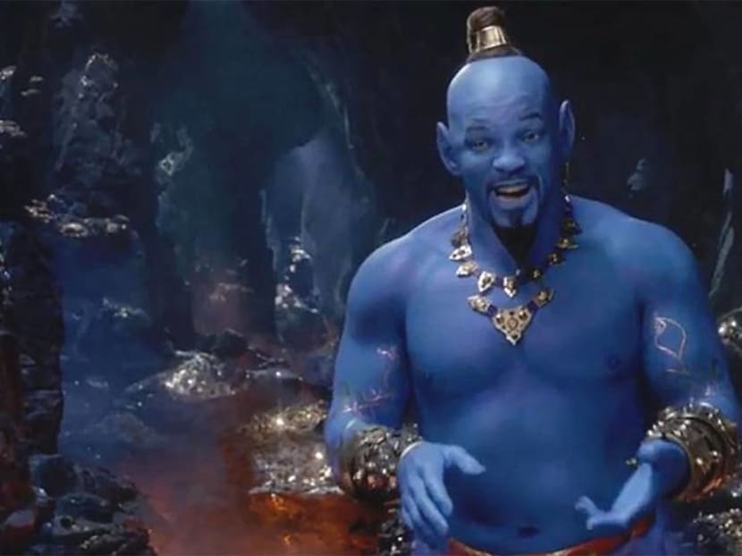 Fans do not love blue Will Smith in the new Aladdin trailer Fans do not love blue Will Smith in the new Aladdin trailer
