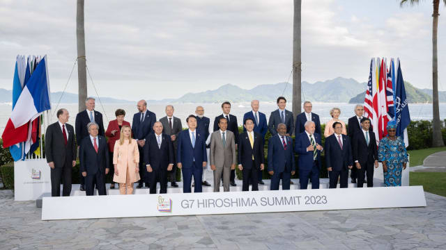 G7广岛峰会闭幕 各国致力实现无核武器世界