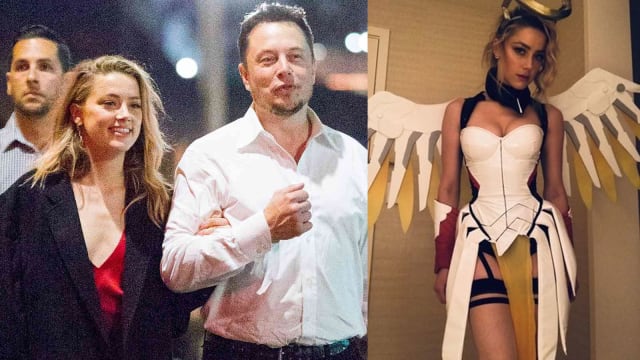 爆交往时曾让Amber Heard Cosplay　Elon Musk晒出私密照证实传闻